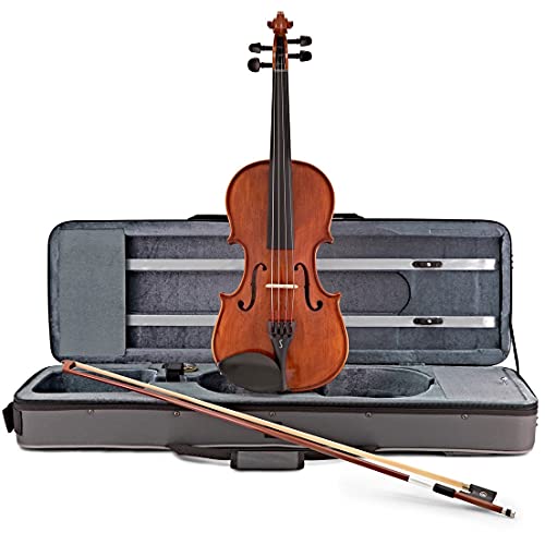 colour: brownfinish: Shellax Stentor SR1550 Conservatoire I 1/8 Acoustic Violin + Case and Bow
