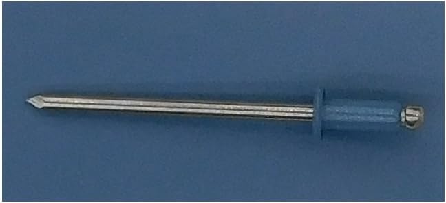 EAGLE 1: Stainless steel Rivets 1/8" x 1/4" (#43) (100, Cocoa Brown)