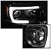 ZMAUTOPARTS LED Black Projector Headlights Headlamps For 1999-2004 Jeep Grand Cherokee