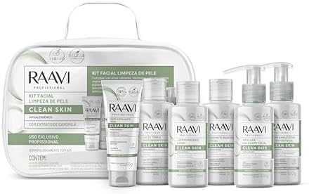 Kit Facial Limpeza De Pele Clean Skin Raavi