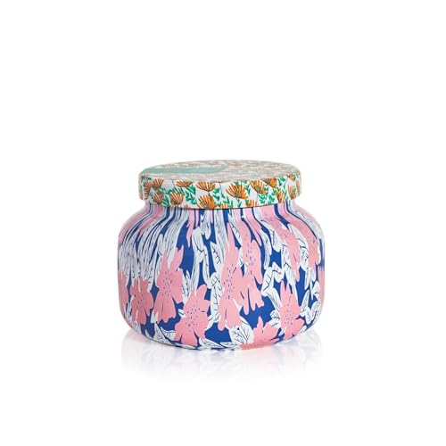 Capri Blue Scented Candles - Pattern Play Glass Jar Candles - Long Lasting Soy Wax Blend - Luxury Home Decor - Notes of Tropical Fruits & Sugared Citrus - Gifts for Women (Volcano 19 oz)