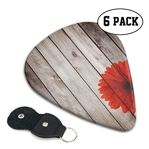Lot de 6 médiators en bois pour guitare acoustique, guitare électrique, basse, ukulélé – Fin, moyen et épais. - Les Beatles, Paul McCartney, John Lennon, RIngo Starr, George Harrison Lot de 6 médiators en bois pour guitare acoustique, guitare électrique, basse, ukulélé - Fin, moyen et épais. – Image 3