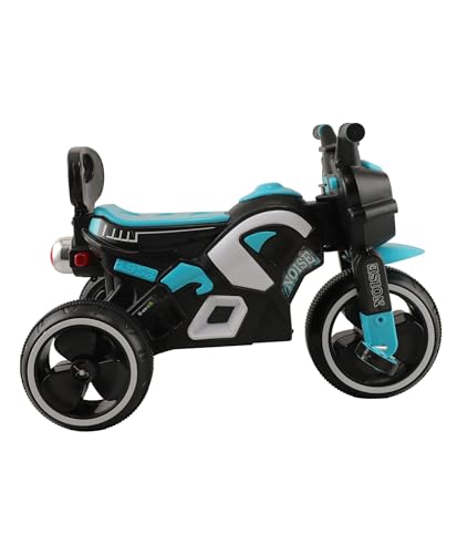 Image of SRECAP Kids Pedal Tricycle with Push Handle | Toddler Trike with Headlight, Music, EVA Wheels & Curved Seat with Backrest | 15 Months-3 Years (Green)