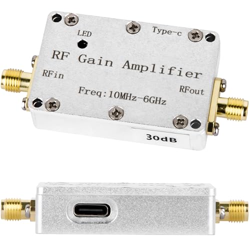 RF Gain Amplifier 10M‑6GHz 30dB LNA for Ham Radio