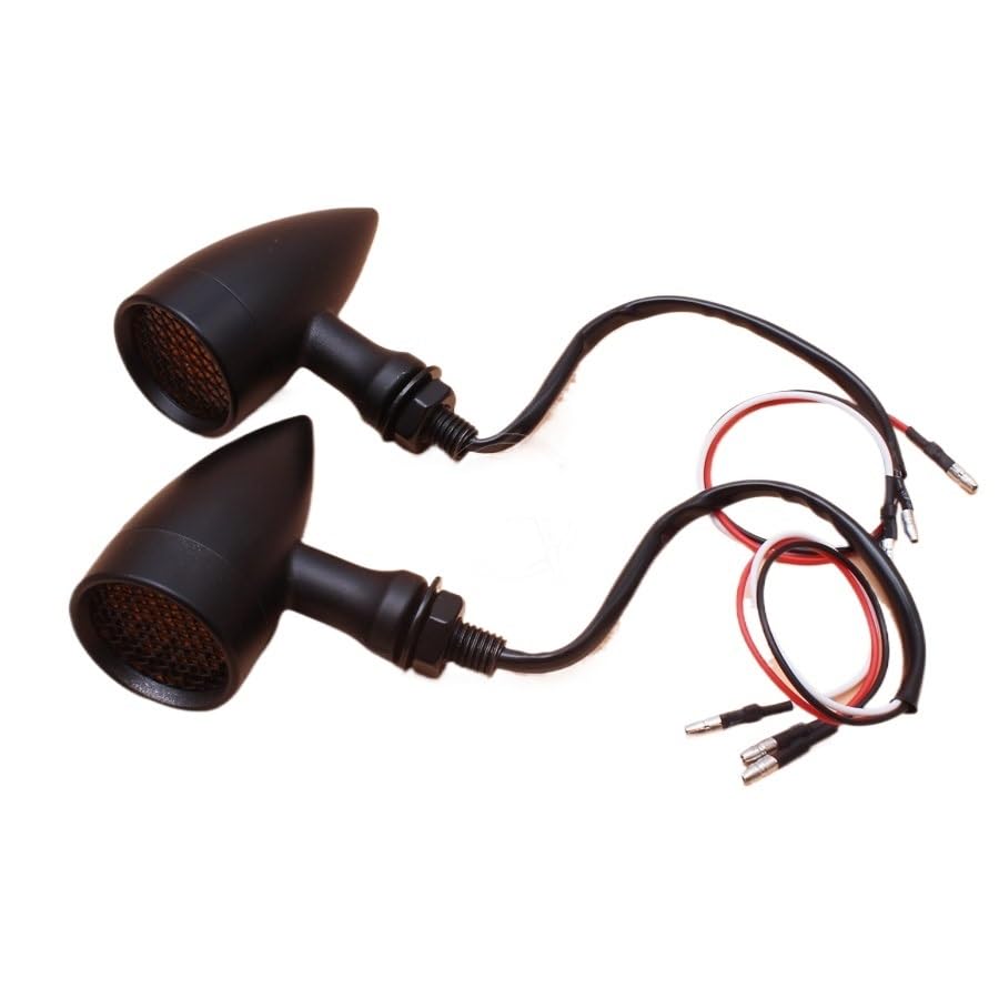 Clignotant pour moto avec boîtier aluminium 10mm anti-vibration - 5