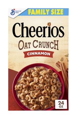 Cheerios Oat Crunch Cinnamon Cereal, Whole...