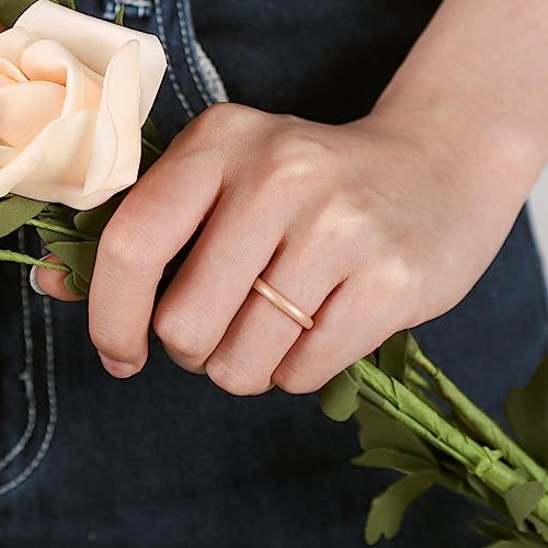 Egnaro Women's Bridal Rings Sets, Thin and Stackable Rings Silicone Women Wedding Bands，Rubber Promise Rings for Gift, Anniversary Ring for Work Out- 2.5mm Width - 1.8mm Thick by Egnaro - Used condition - Image 4