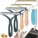 NZNDWYT Quita Pelos Mascotas - 5PCS Removedor de Pelo de Mascotas Kit de Raspador para Quitar Pelos Gato y Perro - Quita...