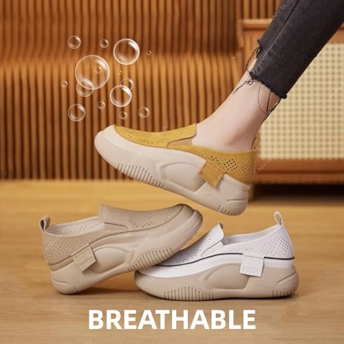 Y2k Platform Chunky Sneakers for Women and Girls Retro Mesh Breathable Aesthetic Summer Casual Walking Shoes for Travel2