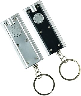 ZYBUX - 2PK LED Keychain Small Torch Light | Small LED Mini Torch Keyring Torch for Outdoor, Emergency & Daily Use | Pocket Torch Small Bright with Built in Batteries