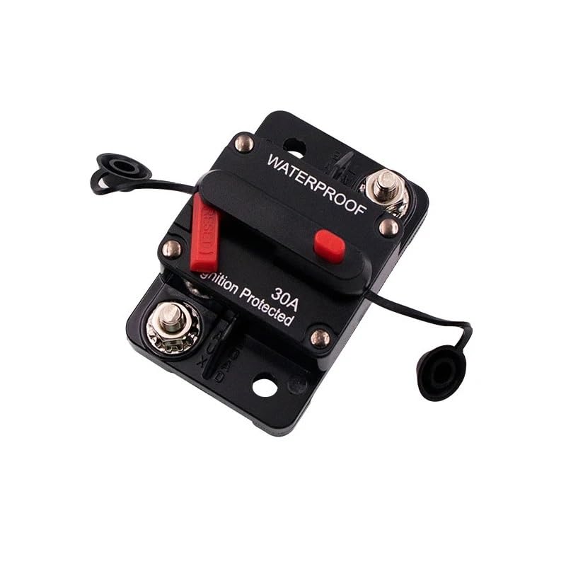 Car Self-Recovery Fuse Holder Switch High-Current Fuse Holder Solar Battery RV Yacht Circuit Breaker 100A 200A 300A(50A)