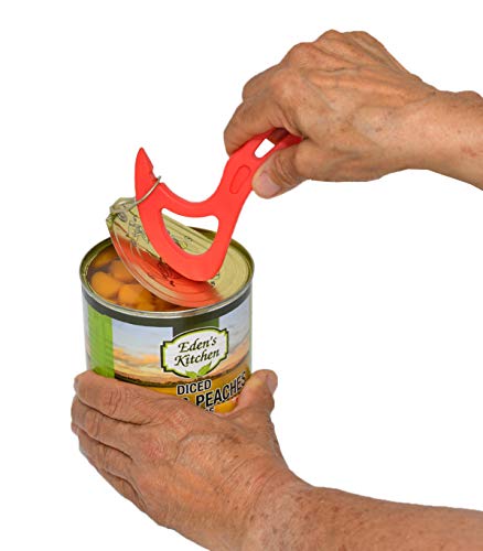 Safe Ring Pull Can Opener Protects Nails Arthritis Hands | Red - By Home-X #TOP3