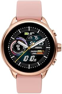 Fossil Smartwatch Gen 6, Wellness Edition, Unisex, Edelstahl, mit Herzfrequenz-, Aktivitäts- und Schlaftracking mit detaillierten Wellness-Statistiken. FTW4071