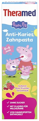 Theramed Peppa Pig Anti-Karies Zahnpasta Rote Früchte 0-6 Jahre 50ml