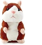 Sunshine smile Sprechende Hamster Wiederholt,Sprechender Plüsch Hamster Spielzeug,Talking Plüschtier Elektronische,Lustige Stofftiere,Maus Stofftier,Record Spielzeug Interaktives