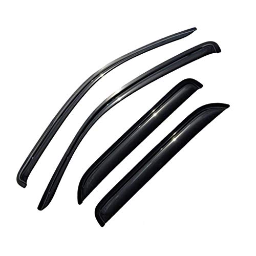 Gevog 4-Piece Side Window Deflector Original Window Visors Replacement For 2001-2012 Escape, 2008-2011 Tribute, 2005-2011 Mariner Sun Rain Guard Visor #TOP2