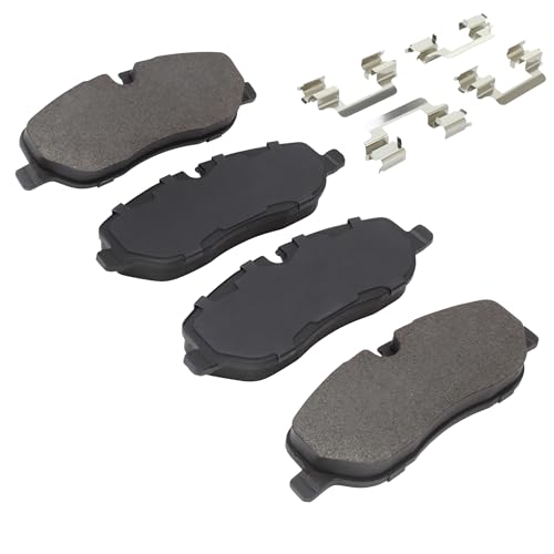 Image of QUALITY-BUILT Front Semi-Metallic Brake Pads, Black Series 1003-1098M, Compatible with 2005-2009 Land Rover (LR3,Range Rover,Range Rover Sport)