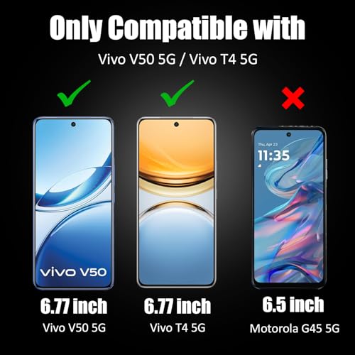 Image of AIBEX UV Curved Tempered Glass for Vivo V50 5G / T4 5G| Full Screen Edge-to-Edge Protection | UV Glue & UV Light Included | 9H Hardness | Anti-Bubble | Scratch Resistant | HD Clarity