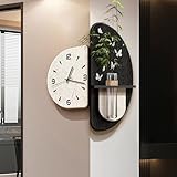 【Fonctionnement silencieux et précis】 : Alimentée par des piles AA, son mouvement fluide et silencieux assure une précision optimale et un fonctionnement discret. Cette horloge murale silencieuse est parfaite pour les chambres, les bureaux et les espaces nécessitant calme et concentration.