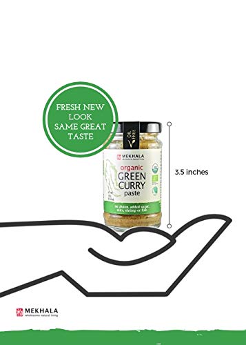 Mekhala Organic Gluten-Free Thai Green Curry Paste 3.53Oz #TOP1