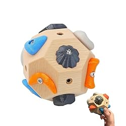 STOAT®Boulder Block Jouet DIY Escalada, Entraîneme...: 🖐️ Entrenamiento de manos y dedos: Este juguete de construction para escalada ayuda a desarrollar la fuerza de las manos y la flexibilidad de los dedos en principiantes, actúa como un reforzador de fuerza de dedos y un entrenador de agarre para el en...