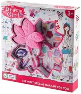 مجموعة العاب مكياج للاطفال من 3 طبقات، زهري، للاعمار من 3 سنوات فما فوق