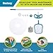 Bestway 58234 Above Ground Pool Cleaning & Maintenance Accessories Set Kit for Filter Pumps with a 530 GPH Flow Rate - Blue