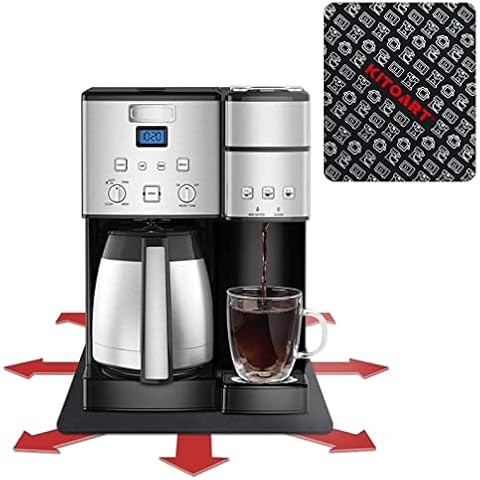 KITOART 3-Pack Sliding Mats for Moving Kitchen Appliances, Glide Mats for Small Appliances, Sliding Mats for KitchenAid Stand Mixer, Coffee Maker, Ninja Air Fryer, Heat Resistant & Can Be Trimmed Cover