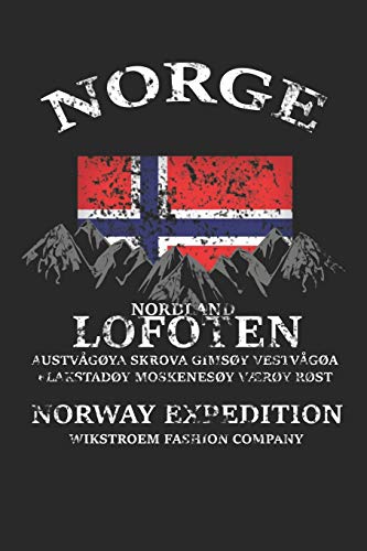 Wikstroem - Notes: Norwegen Expedition Nordland Lofoten used look - Monatsplaner 15,24 x 22,86