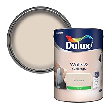 Dulux Silk Emulsion Paint For Walls And Ceilings - Natural Hessian 5L