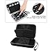 FytStycale Case Accessories Holds 12 Professional Spacious Hard Case Carrying Storage Holder, Black