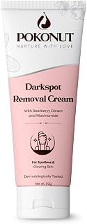 POKONUT Dark Spot Removal Cream, Reduces Dark Spots & Pigmentation, Brightens & Evens Skin Tone, Niacinamide & Kojic Acid, 50g