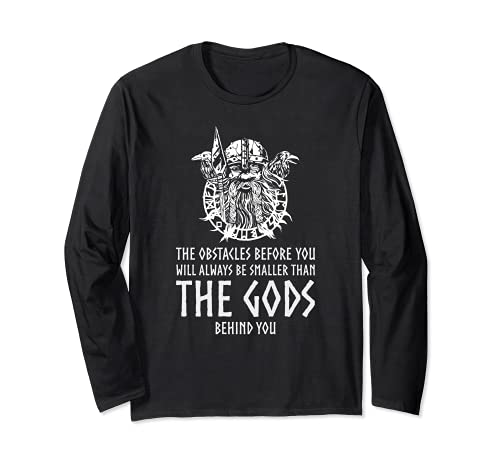 Motivational Norse Pagan Mythology - Viking God Odin Maglia a Manica