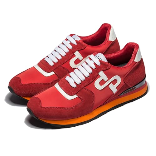 OPP Men's Fashion Sneakers Casual Lace-up Suede Leather Shoes Running Athletic Tennis Sports Gym2