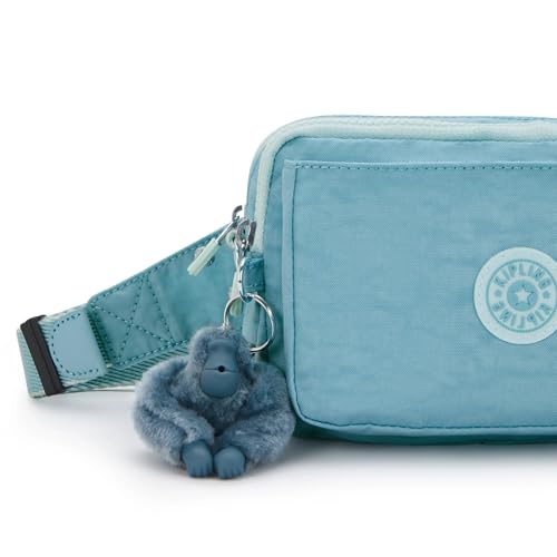 Image of Kipling Women's Abanu Medium Crossbody Bag, Lightweight, Adjustable Nylon Waist Pack with Multi-Compartment Zip Pockets