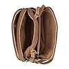 MultiSac Damen Zippy Triple Compartment Crossbody Bag Schultertasche, Pretty Patch/Hazelnut #2
