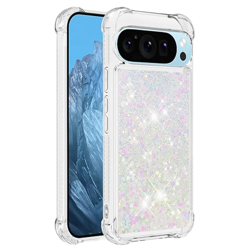 Coque Google Pixel 10 Pro XL silicone paillettes liquide