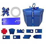 Matériau réutilisable : conçu avec du carton qui conserve sa forme même après plusieurs ouvertures et fermetures, permettant aux utilisateurs de réutiliser la boîte pour différentes fêtes et événements. Ses bords robustes et ses plis lisses garantissent une performance durable pour les célébrations annuelles, les moments de cadeau, les projets de scrapbooking et les présentoirs de souvenirs décoratifs