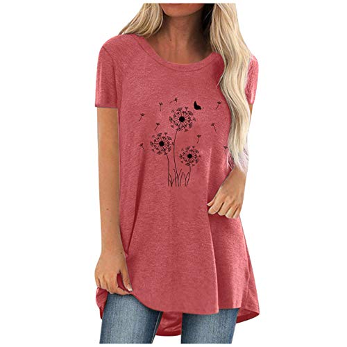 SKFLABOOF T-Shirt Damen Oversize - Oberteile Damen Frühling Kurzarm...