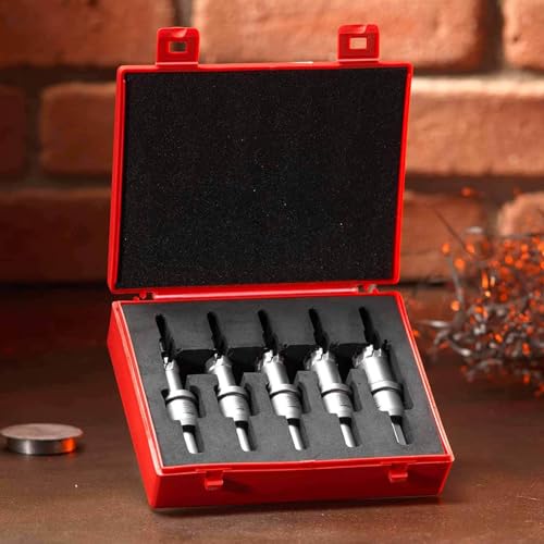 Rotabroach RHSKIT1 TCT Metal Hole Saw Kit - 14,16,18,20 & 22mm Diameter - 25mm Max Cut Depth (5 Piece) Bundle - Image 3
