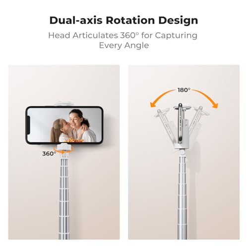 Image of K&F CONCEPT Auto Open & Close Selfie Stick Phone Tripod Stand