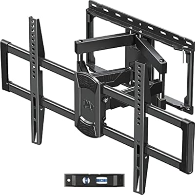 Mounting Dream UL Listed TV Wall Mount for Most 42-84 Inch TV, Full Motion TV Mount with Swivel and Tilt, Wall Bracket with Articulating Dual Arms, Fits 16inch Studs, Max VESA 600X400 mm, 100 lbs