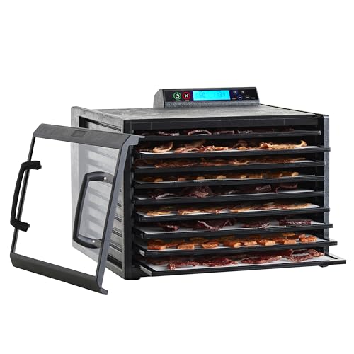 Excalibur Electric Food Dehydrator Machine 9-Tray with Clear Door and 48-Hour Digital Timer, Automatic Shut Off & Temperature Control and Fast Drying with 15 Sq. Ft. of Drying Space, 600-Watts, Black by Excalibur - Used condition - US$212.13