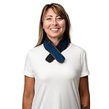 FlexiFreeze Cooling Collar - Neck Cooling Ice Wrap for People, Navy Blue