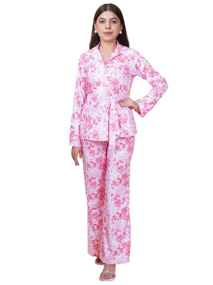 White Pink Floral Blazer Set SOR-image-41
