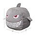 Shark Stuffed Animal Toy Storage Boys Bean Bag Chair Cover Velvet Extra Soft Large Size Storage Stuff Organization Replace Mesh Toy Hammock for Kids Toys Blankets Towels Clothes Household Supplies