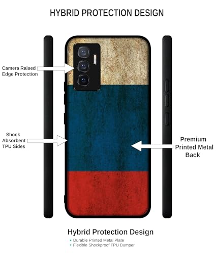 Image of Autumn Girl Design Premium 2D Printed Metal Back Case Cover for Vivo V23E 5G / Y75 4G