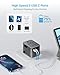 Universal Travel Adapter, VINTAR International Power Adapter with 6A 3 USB C and 2 USB Ports, All in One Travel Essentials Plug Adapter, Worldwide Outlet Converter for Europe UK USA AUS(Type C/G/A/I)