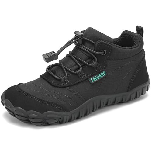 SAGUARO Zapatillas Descalzas Niños Ligeras Transpirable Zapatos de Trekking Barefoot Minimalistas Sneakers Gr.33