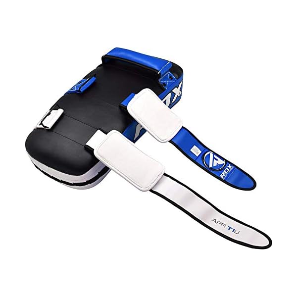 RDX-Muay-Thai-Pad-for-Training-Curved-Kickboxing-Kicking-Strike-Shield-Coaching-Kick-Boxing-MMA-Martial-Arts-Karate-Taekwondo-Punching-Foot-Knee-and-Elbow-TargetSold-AS-Single RDX Muay Thai Pad for Training, Curved Kickboxing Kicking Strike Shield, Coaching Kick Boxing, MMA, Martial Arts, Karate, Taekwondo, Punching, Foot, Knee and Elbow Target (One Pad Only)